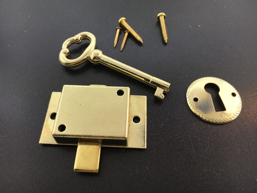 Grandfather clock door lock - door,